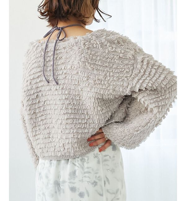 MAJESTICLEGON「ミニループショートカーデ」|カーディガン|ｸﾞﾚｰｼﾞｭ