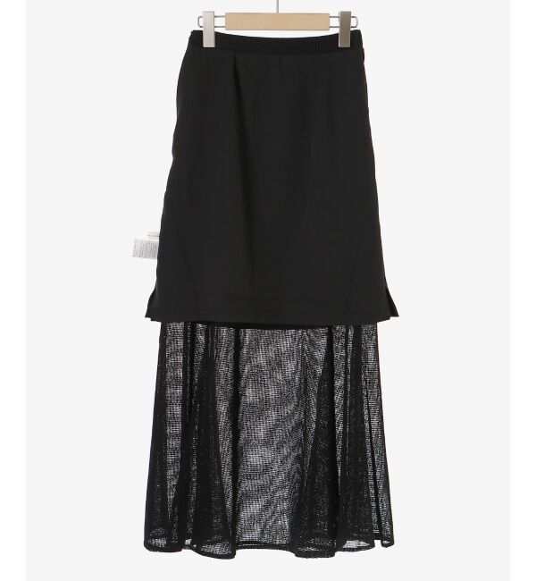 MAJESTICLEGON「メッシュフレアースカート」|フレア|