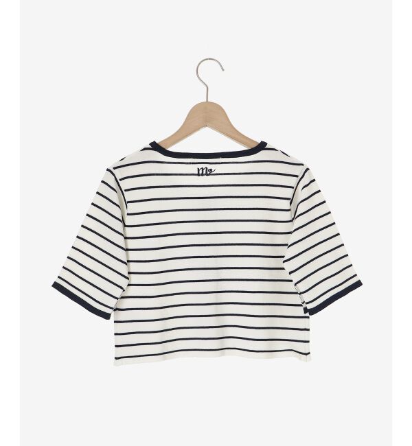 MAJESTICLEGON「クロップドボーダーカーディガン」|カーディガン|