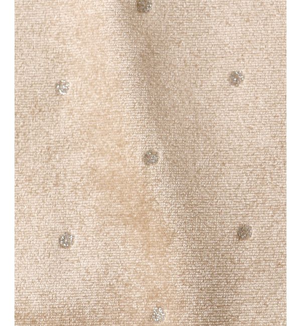 MAJESTICLEGON「キラキラドットベロアワンピース」|ワンピース|