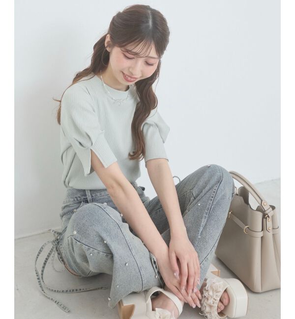  「タックスリーブトップス」|Tシャツ・カットソー|