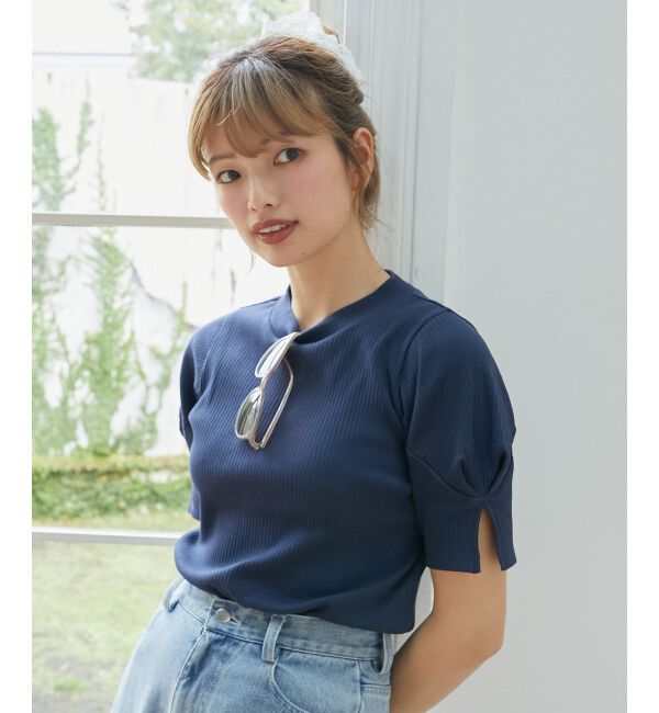  「タックスリーブトップス」|Tシャツ・カットソー|