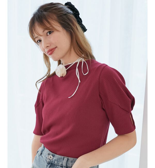  「タックスリーブトップス」|Tシャツ・カットソー|