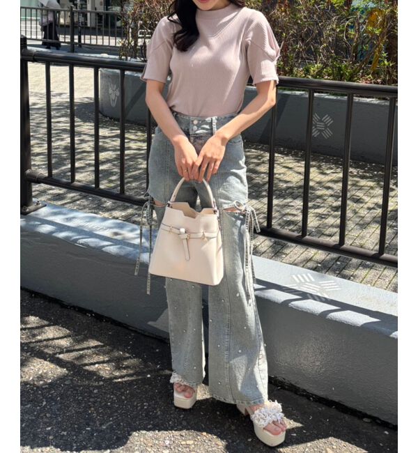  「タックスリーブトップス」|Tシャツ・カットソー|