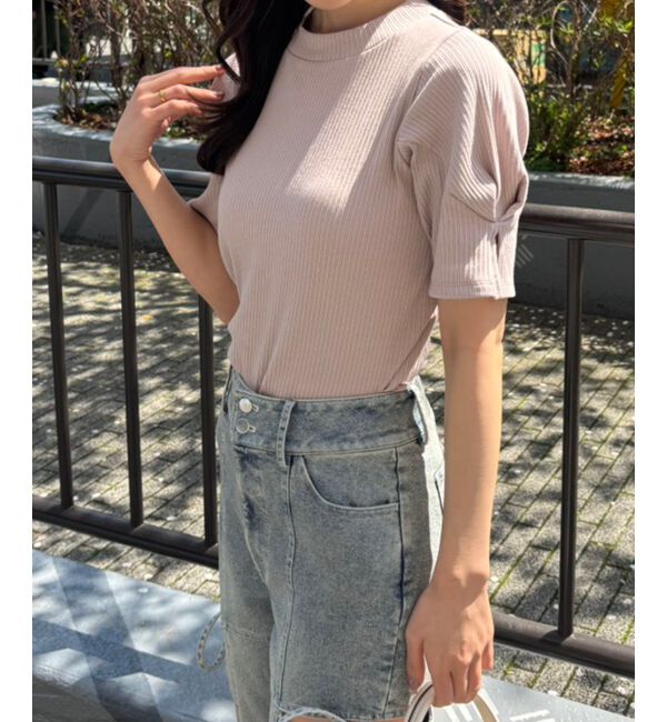  「タックスリーブトップス」|Tシャツ・カットソー|