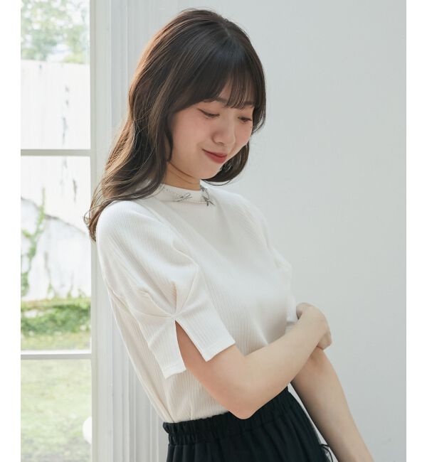  「タックスリーブトップス」|Tシャツ・カットソー|