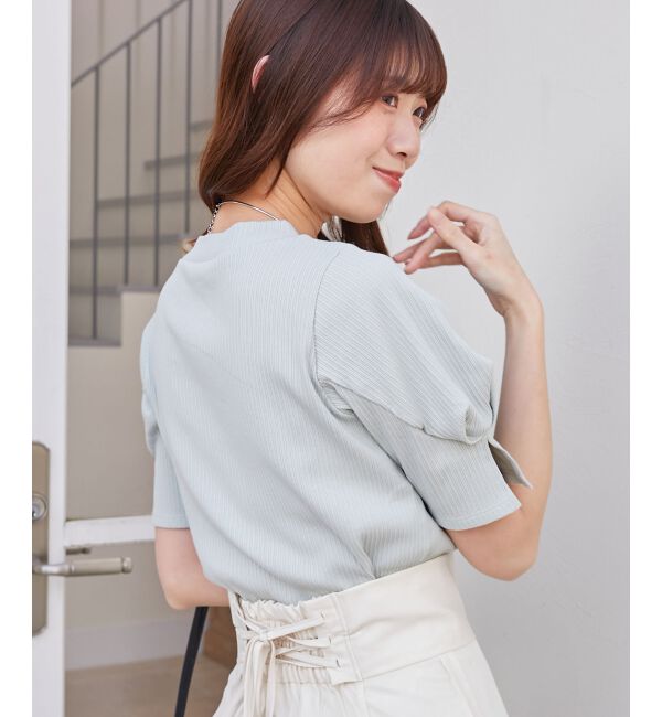  「タックスリーブトップス」|Tシャツ・カットソー|