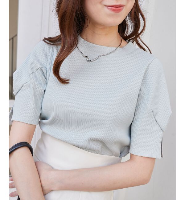  「タックスリーブトップス」|Tシャツ・カットソー|