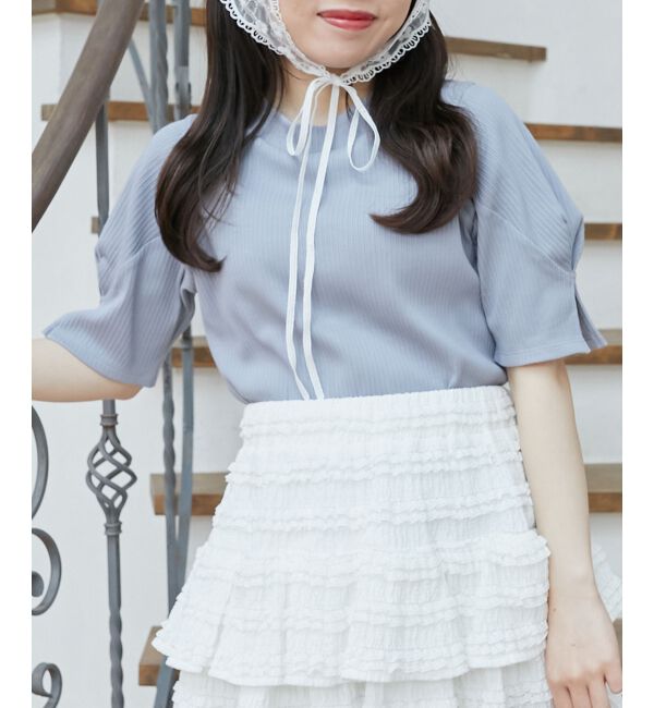  「タックスリーブトップス」|Tシャツ・カットソー|