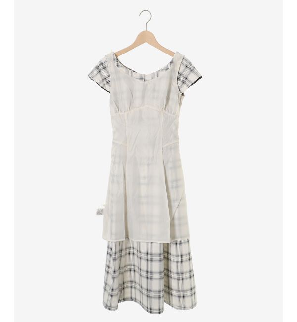  「チョーカーセットビッグカラーワンピース」|ワンピース|