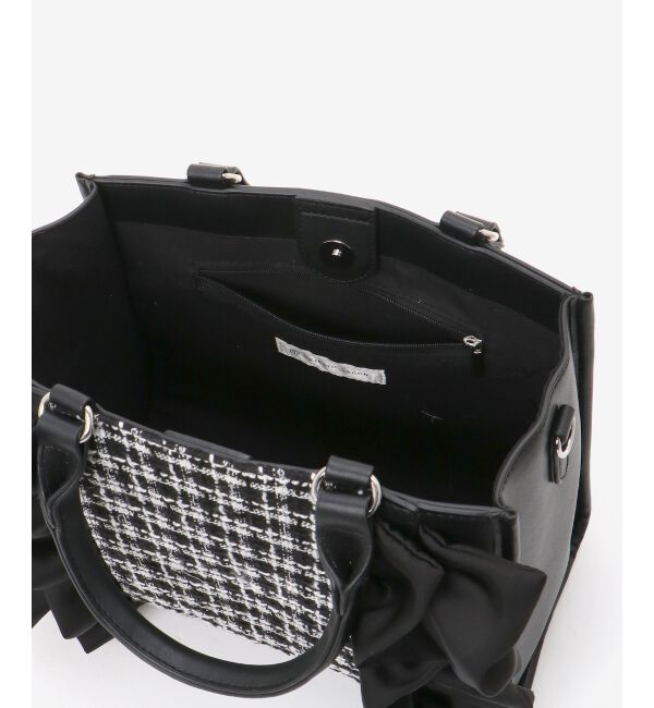  「ツイードフリルショルダーバッグ」|ショルダー・メッセンジャー|