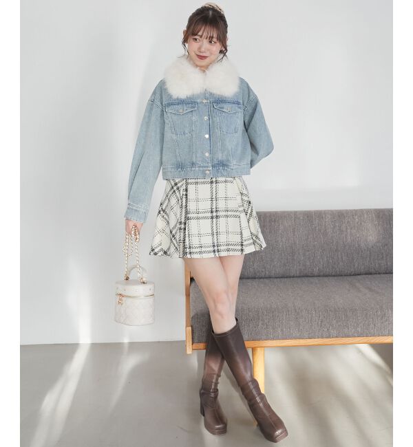  「2wayフェイクファーカラーブルゾン」|ブルゾン・スタジャン|