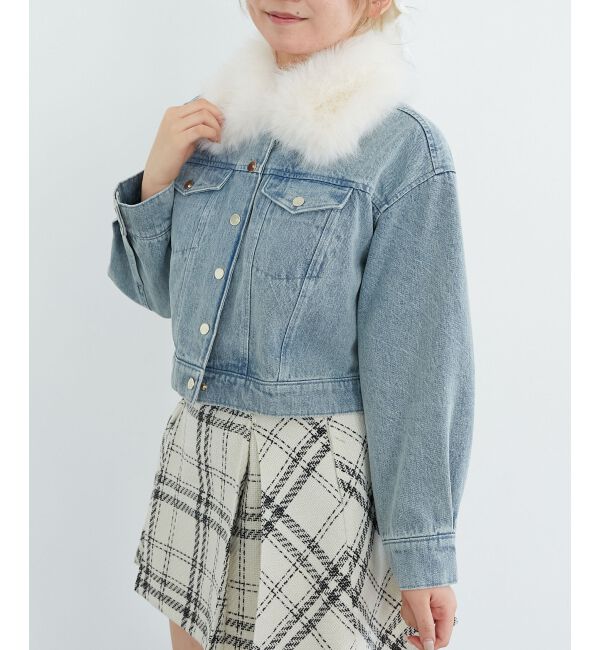  「2wayフェイクファーカラーブルゾン」|ブルゾン・スタジャン|