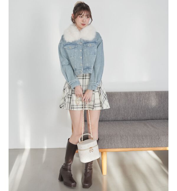  「2wayフェイクファーカラーブルゾン」|ブルゾン・スタジャン|