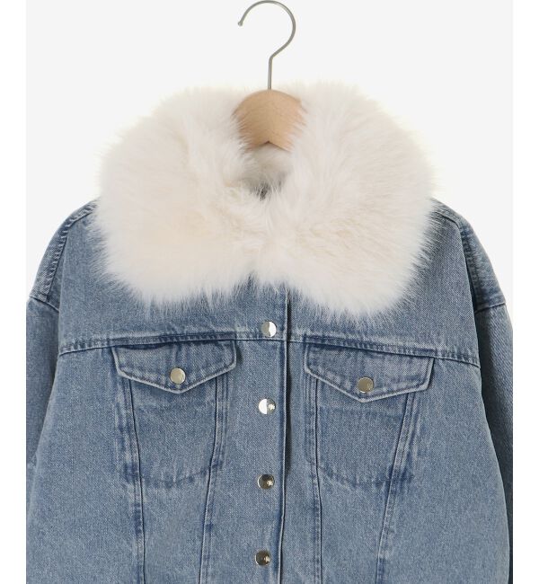  「2wayフェイクファーカラーブルゾン」|ブルゾン・スタジャン|