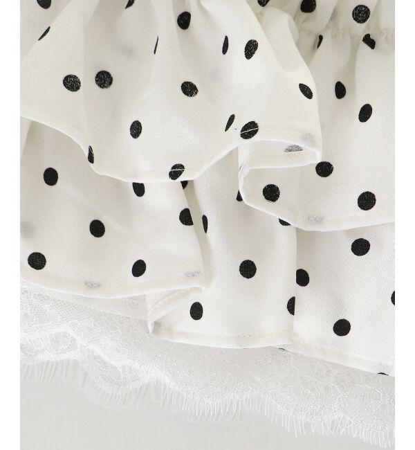  「裾レースバリエミニスカパン」|スカート|