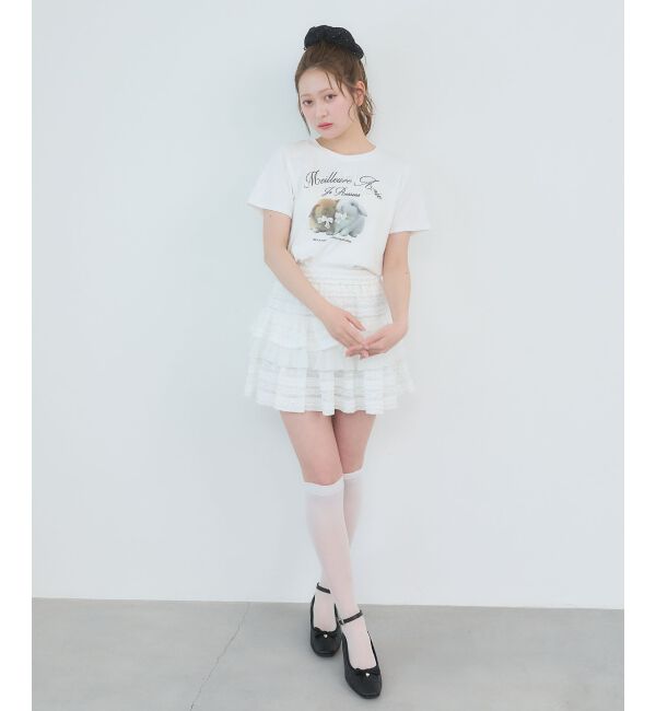  「Fluffy friendsTシャツ」|Tシャツ・カットソー|