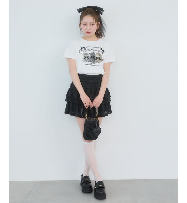  「Fluffy friendsTシャツ」|Tシャツ・カットソー|