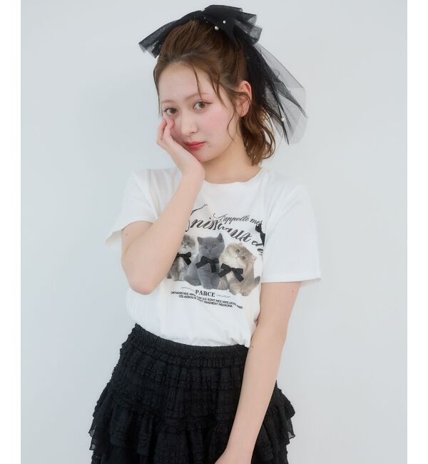  「Fluffy friendsTシャツ」|Tシャツ・カットソー|