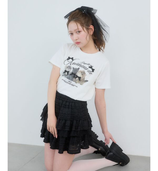  「Fluffy friendsTシャツ」|Tシャツ・カットソー|