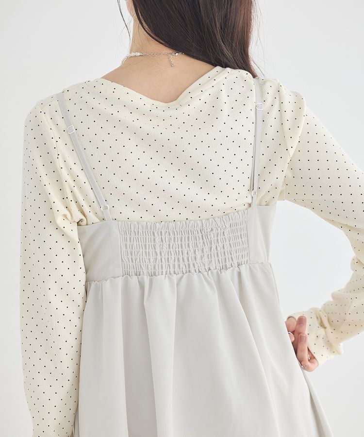 earth music&ecology「バルーンキャミワンピース」|ワンピース|