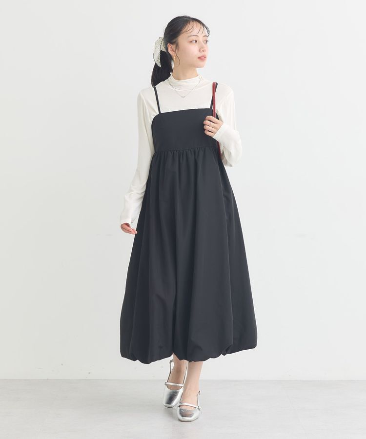 earth music&ecology「バルーンキャミワンピース」|ワンピース|