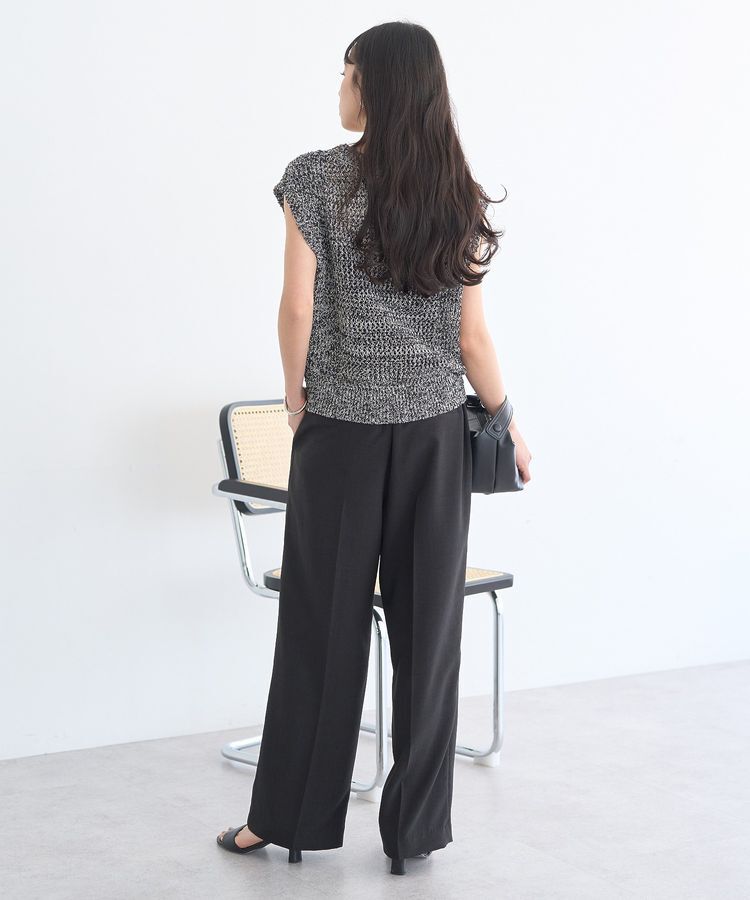 earth music&ecology「配色ラインMIXニットベスト」|ベスト・ジレ|