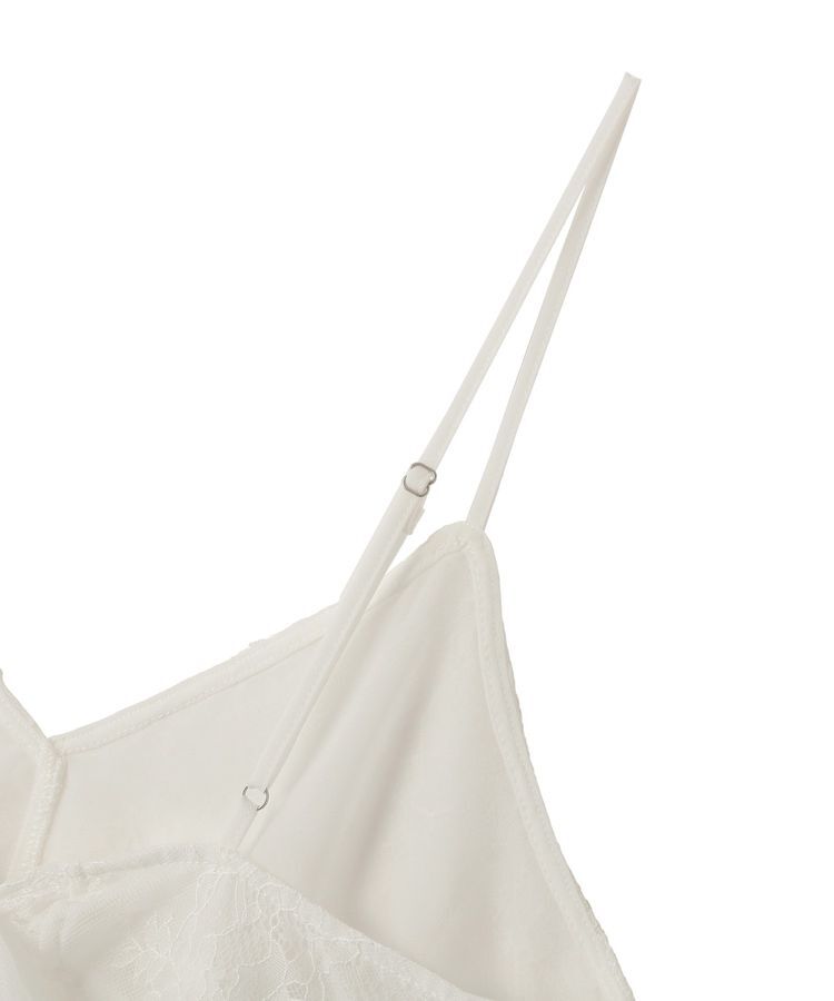 earth music&ecology「フリンジレースバックリボンキャミ」|キャミソール|