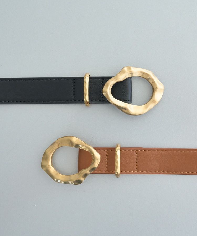 earth music&ecology「ニュアンスバックルベルト」|ベルト|