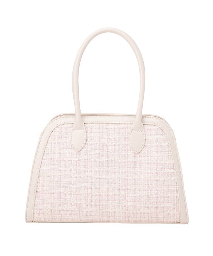 Maison de FLEUR「チャーム付きツイード2Wayバッグ」|ハンドバッグ|