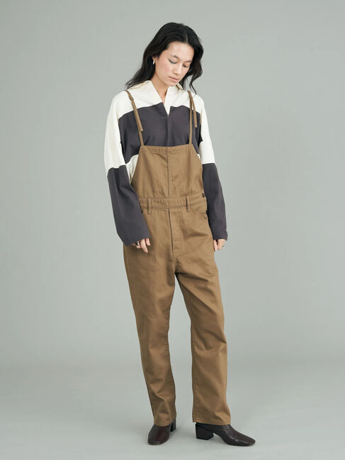  「綿ツイルサロペット」|オールインワン|