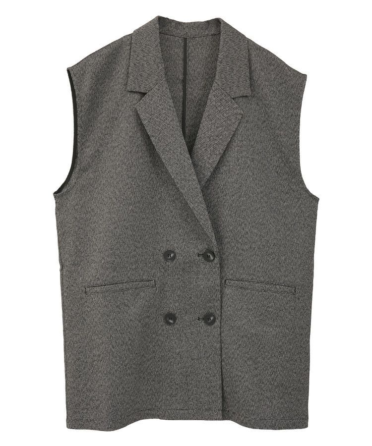 AMERICAN HOLIC「テーラードミドル丈ジレ」|ベスト・ジレ|