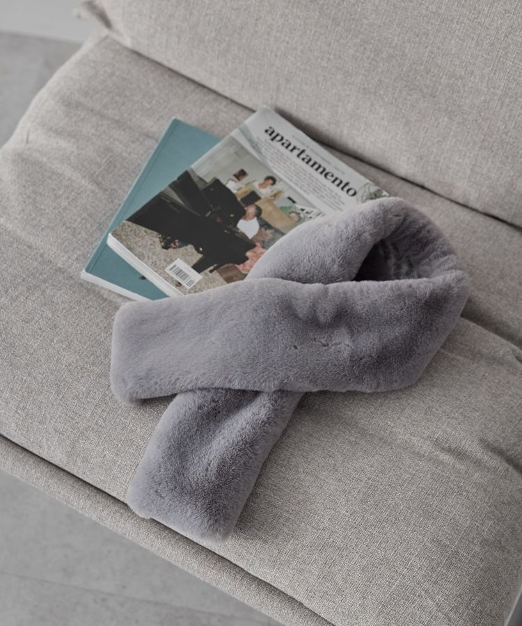 AMERICAN HOLIC「リバーシブルフェイクファーティペット」|マフラー|