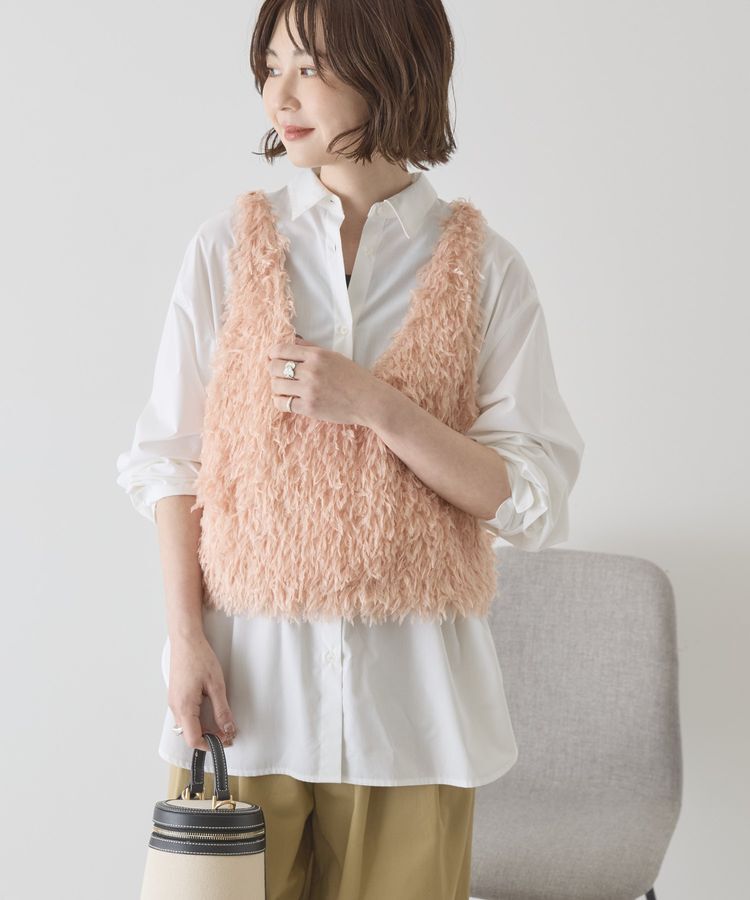 AMERICAN HOLIC「【選べる丈】フェザーVネックベスト」|ベスト・ジレ|