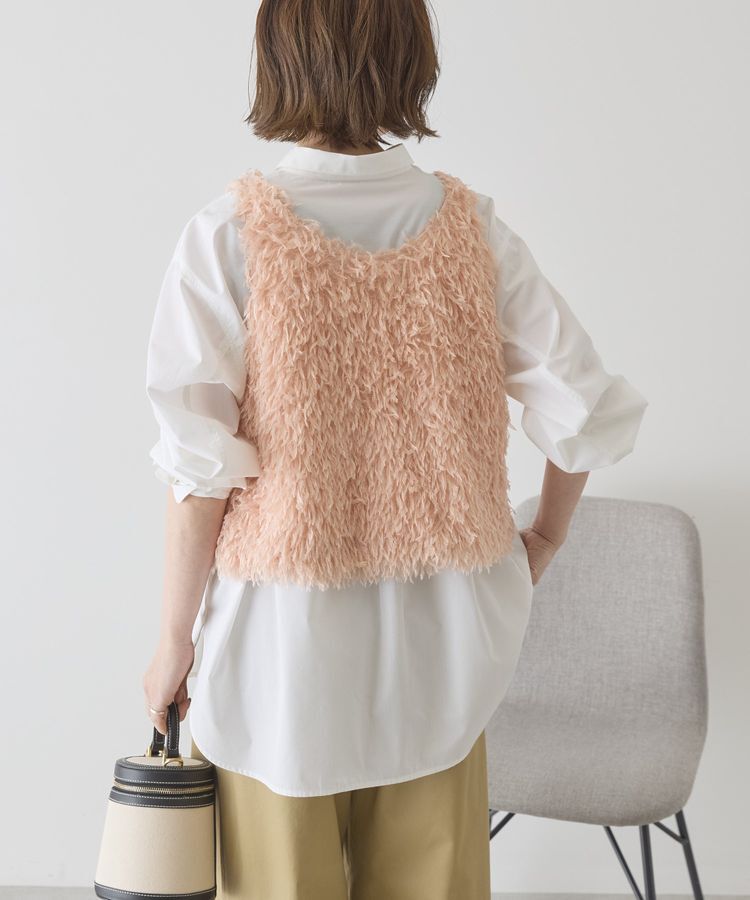 AMERICAN HOLIC「【選べる丈】フェザーVネックベスト」|ベスト・ジレ|