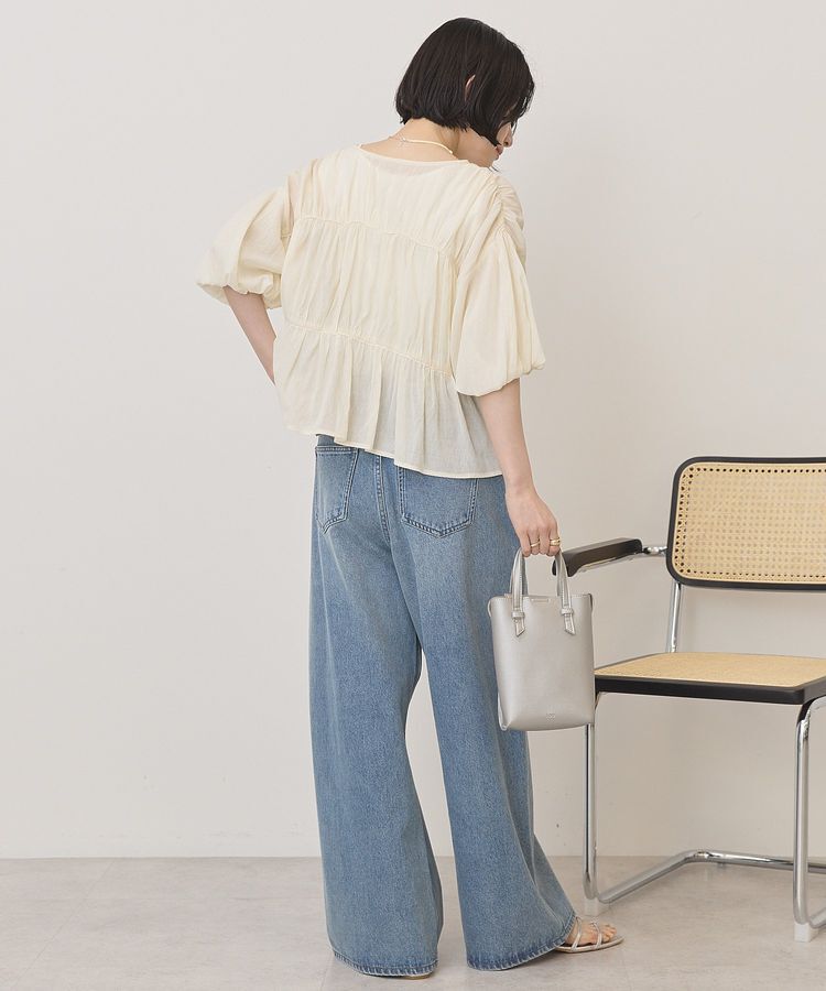 AMERICAN HOLIC「【接触冷感】フロントリボンブラウス」|シャツ・ブラウス|