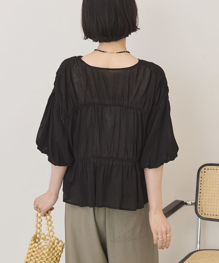 AMERICAN HOLIC「【接触冷感】フロントリボンブラウス」|シャツ・ブラウス|