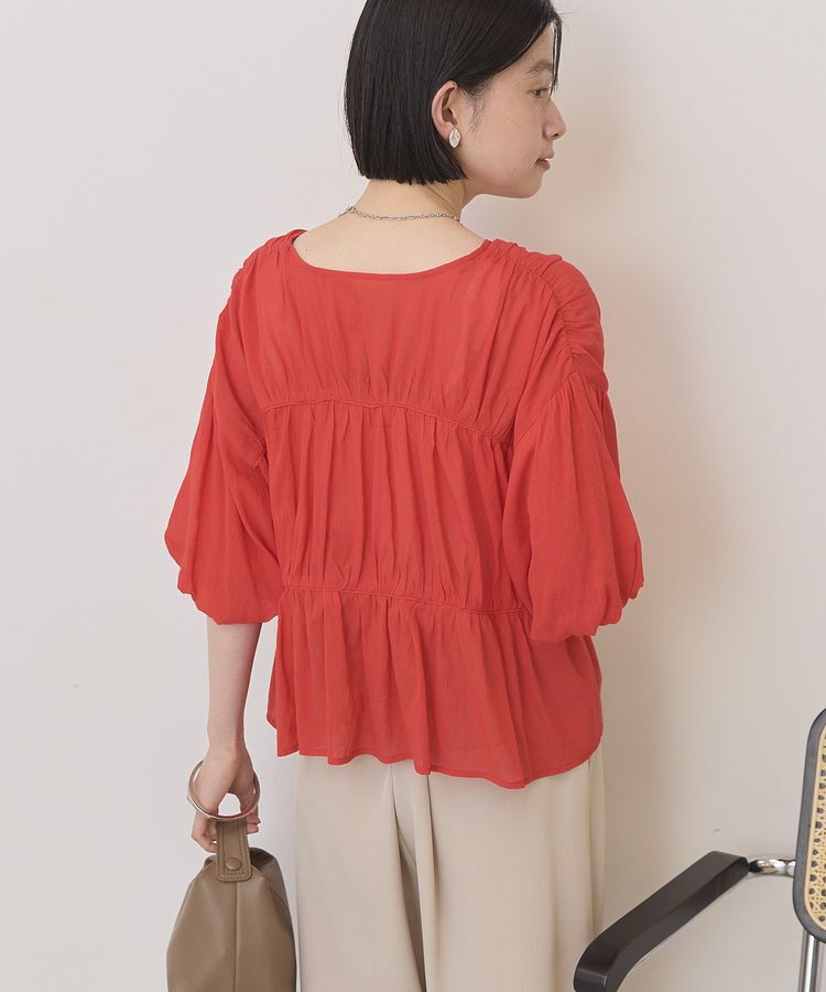 AMERICAN HOLIC「【接触冷感】フロントリボンブラウス」|シャツ・ブラウス|