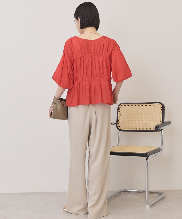 AMERICAN HOLIC「【接触冷感】フロントリボンブラウス」|シャツ・ブラウス|