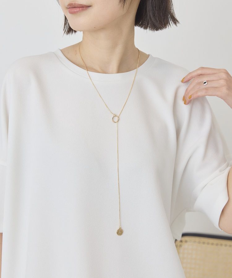 AMERICAN HOLIC「コイントップY字ネックレス」|ネックレス|Gold