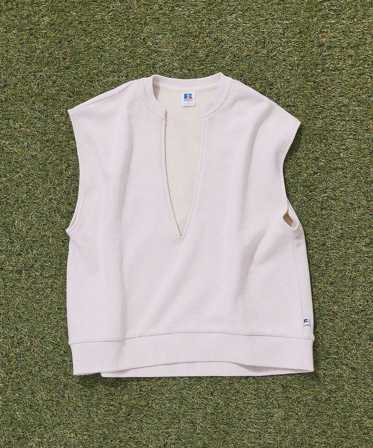 AMERICAN HOLIC「【RUSSELL】裏毛Vネックベスト」|ベスト・ジレ|