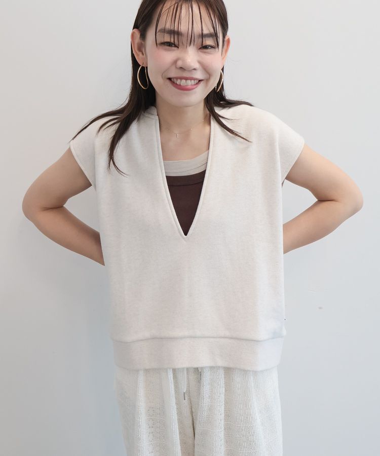 AMERICAN HOLIC「【RUSSELL】裏毛Vネックベスト」|ベスト・ジレ|