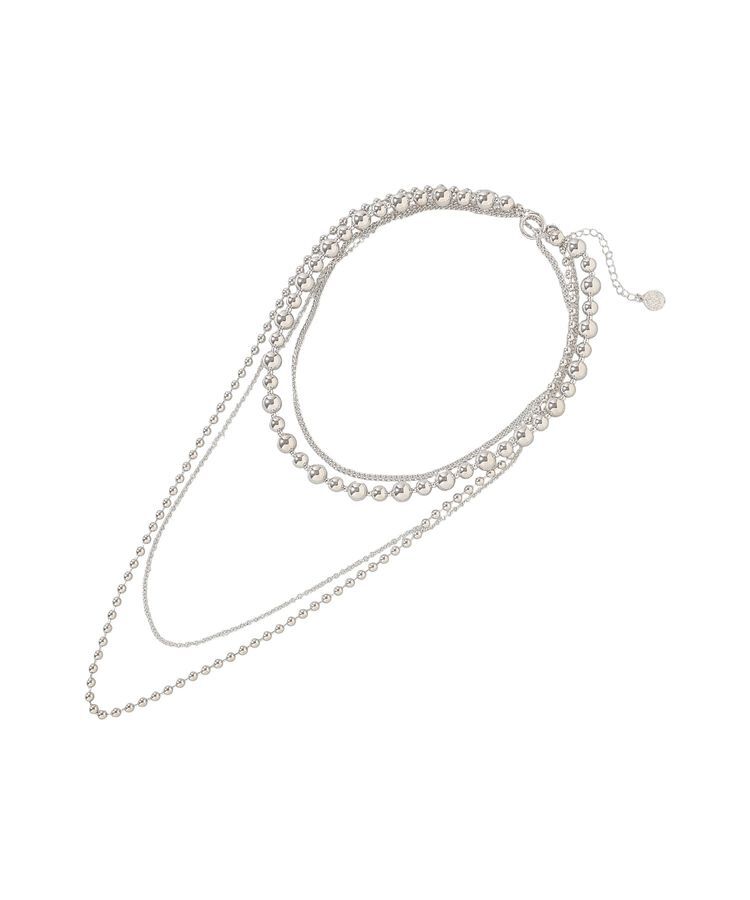 AMERICAN HOLIC「マルチウェイメタルレンネックレス」|ネックレス|Silver