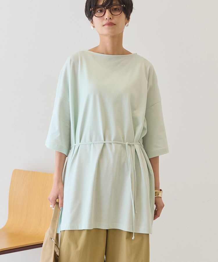 AMERICAN HOLIC「【接触冷感・2WAY】バックタックチュニック」|Tシャツ・カットソー|