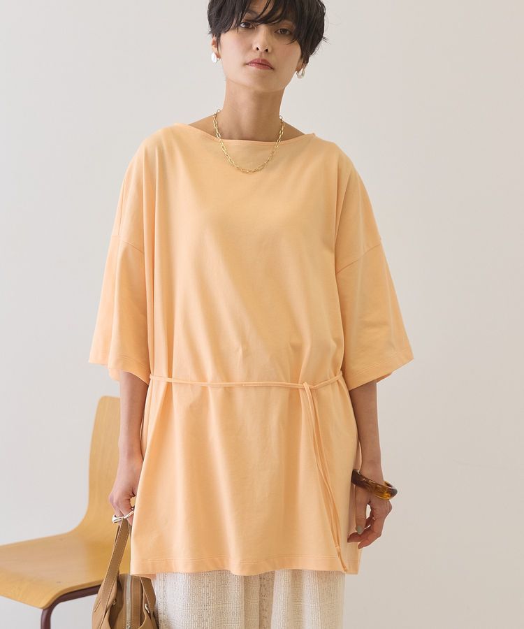 AMERICAN HOLIC「【接触冷感・2WAY】バックタックチュニック」|Tシャツ・カットソー|