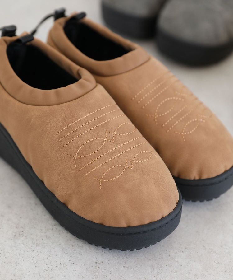 Green Parks「■別注MEI エンブロイダリーモックシューズ」|スニーカー|