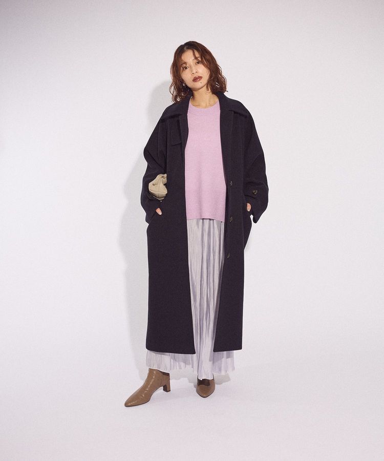 Green Parks「2WAYステンカラーロングコート」|ステンカラーコート|