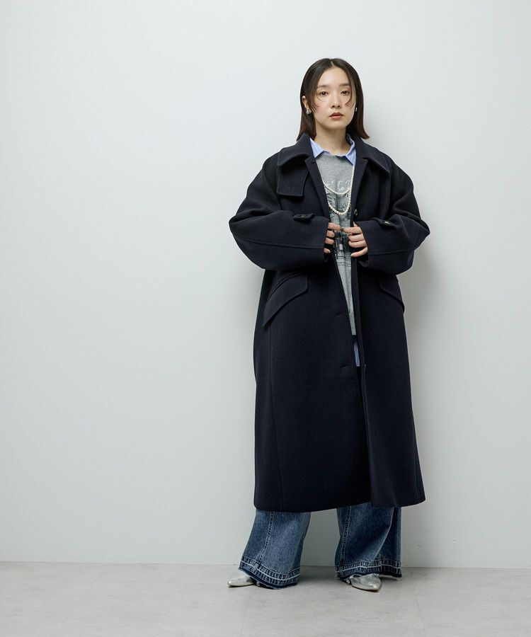 Green Parks「2WAYステンカラーロングコート」|ステンカラーコート|