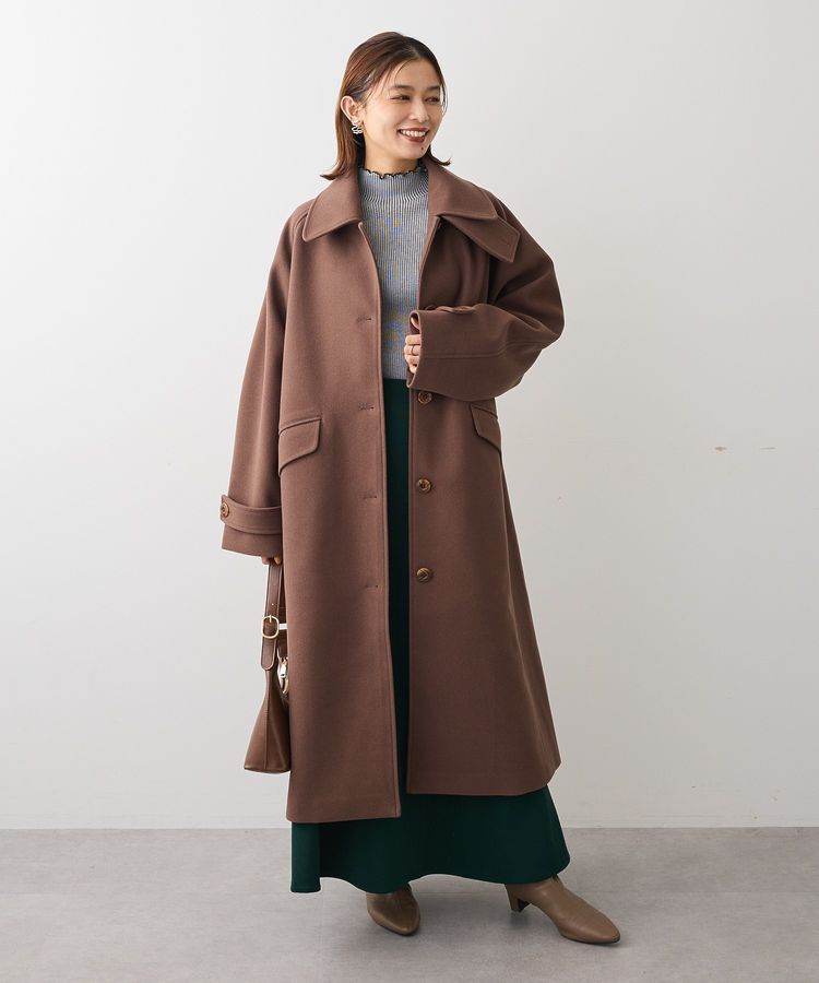 Green Parks「2WAYステンカラーロングコート」|ステンカラーコート|