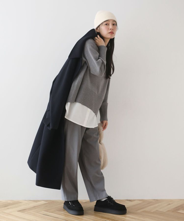 Green Parks「2WAYステンカラーロングコート」|ステンカラーコート|